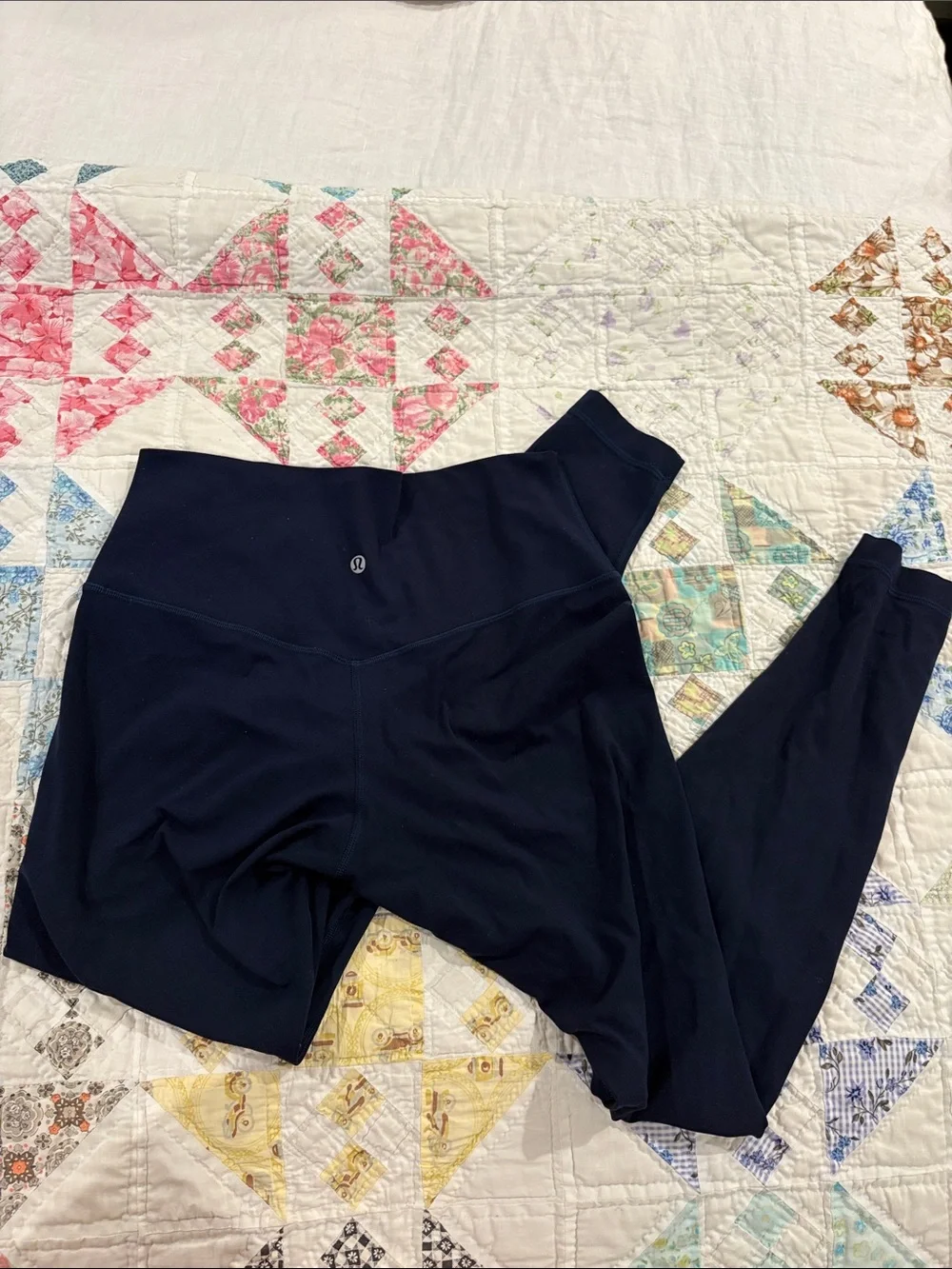 Lululemon High-Rise Navy Leggings